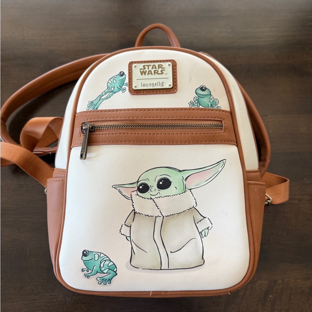 Star Wars Loungefly The Mandalorian, The Child, Grogu Mini Backpack